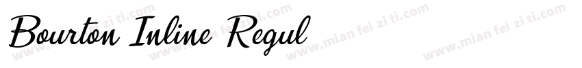 Bourton Inline Regul字体转换
